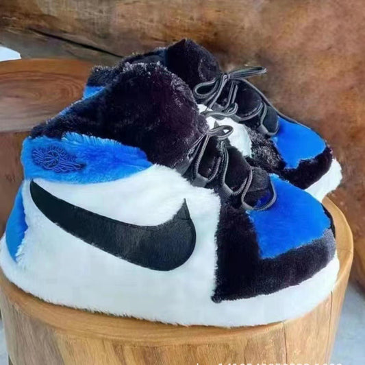 Sneaker Slippers  royal Blue OG Jordan 1 unisex for adults&kids